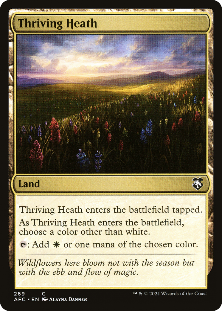 Image of Thriving Heath (AFC-269) - Forgotten Realms Commander