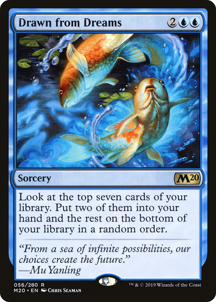 Image of Drawn from Dreams (M20-056) - Core Set 2020 Foil