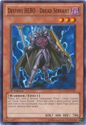 Image of Destiny HERO - Dread Servant (LCGX-EN137) - Legendary Collection 2 1st Edition