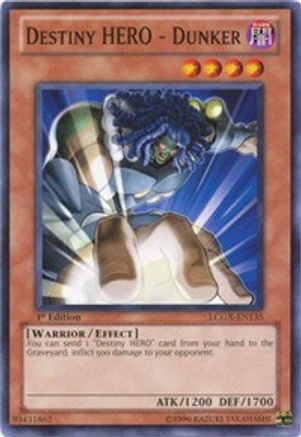 Image of Destiny HERO - Dunker (LCGX-EN135) - Legendary Collection 2 Unlimited