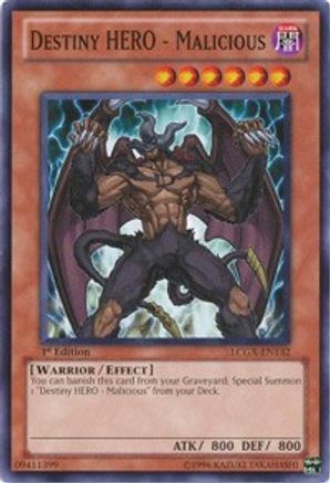 Image of Destiny HERO - Malicious (LCGX-EN132) - Legendary Collection 2 Unlimited