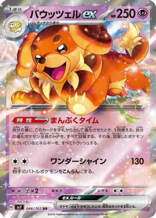 Image of Dachsbun ex - 046/102 (046/102) - SV7 Stellar Miracle Holofoil