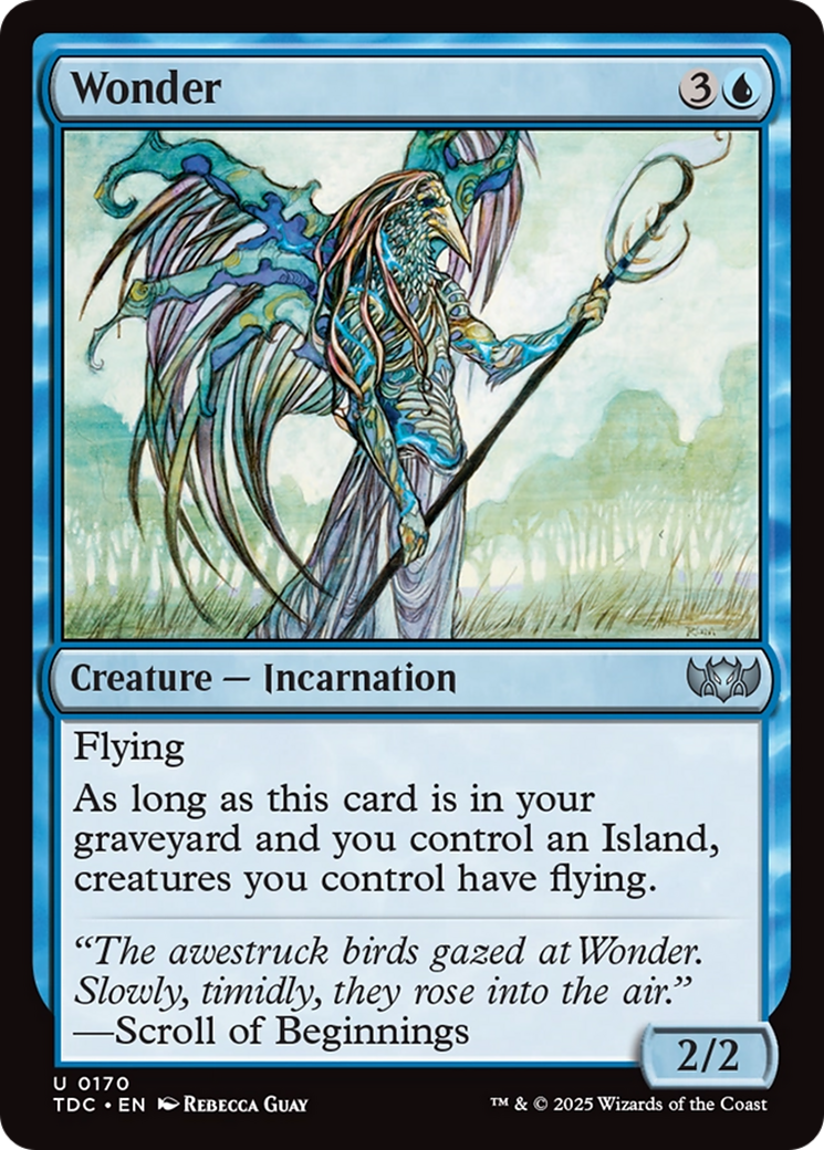 Image of Wonder (TDC-170) - Commander: Tarkir: Dragonstorm