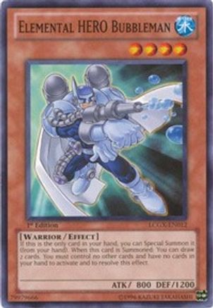 Image of Elemental HERO Bubbleman (LCGX-EN012) - Legendary Collection 2 Unlimited