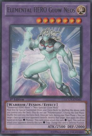 Image of Elemental HERO Glow Neos (LCGX-EN061) - Legendary Collection 2 1st Edition