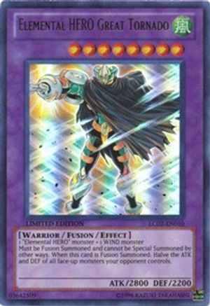 Image of Elemental HERO Great Tornado (LC02-EN010) - Legendary Collection 2 Limited