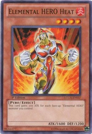 Image of Elemental HERO Heat (LCGX-EN037) - Legendary Collection 2 1st Edition