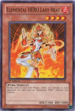 Image of Elemental HERO Lady Heat (LCGX-EN038) - Legendary Collection 2 1st Edition
