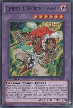 Image of Elemental HERO Necroid Shaman (LCGX-EN056) - Legendary Collection 2 Unlimited