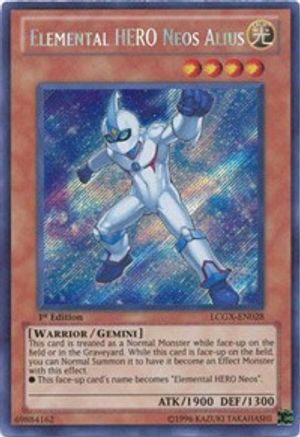 Image of Elemental HERO Neos Alius (LCGX-EN028) - Legendary Collection 2 1st Edition