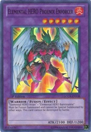 Image of Elemental HERO Phoenix Enforcer (LCGX-EN138) - Legendary Collection 2 1st Edition