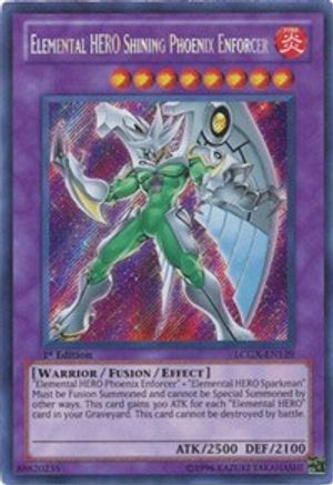 Image of Elemental HERO Shining Phoenix Enforcer (LCGX-EN139) - Legendary Collection 2 1st Edition