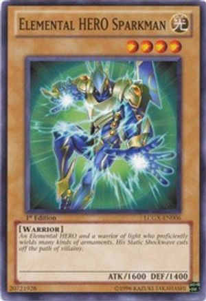 Image of Elemental HERO Sparkman (LCGX-EN006) - Legendary Collection 2 Unlimited