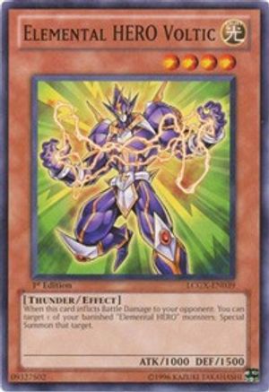 Image of Elemental HERO Voltic (LCGX-EN039) - Legendary Collection 2 1st Edition