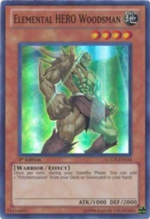 Image of Elemental HERO Woodsman (LCGX-EN034) - Legendary Collection 2 Unlimited