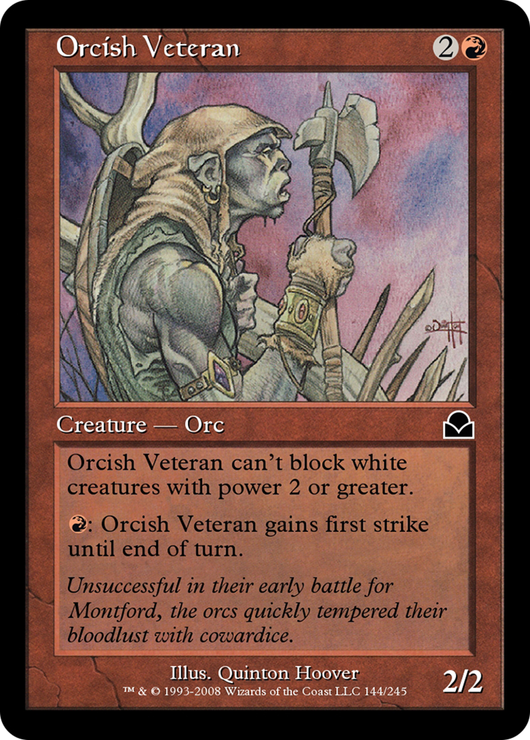 Image of Orcish Veteran (ME2-144) - Masters Edition II Foil