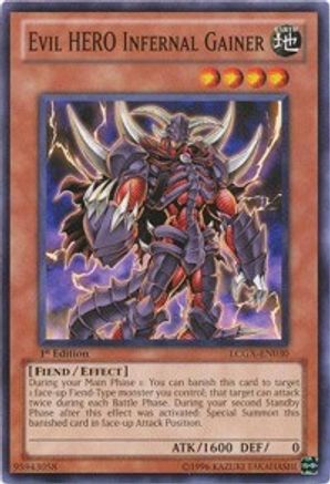 Image of Evil HERO Infernal Gainer (LCGX-EN030) - Legendary Collection 2 1st Edition