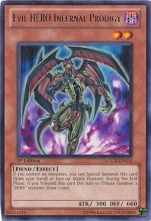 Image of Evil HERO Infernal Prodigy (LCGX-EN031) - Legendary Collection 2 1st Edition
