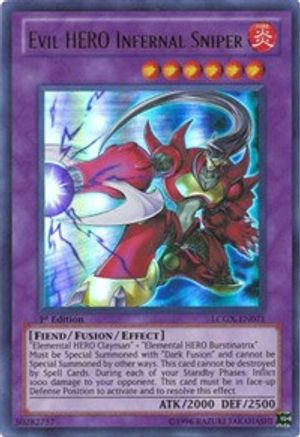 Image of Evil HERO Infernal Sniper (LCGX-EN071) - Legendary Collection 2 Unlimited