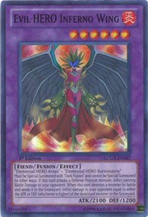 Image of Evil HERO Inferno Wing (LCGX-EN067) - Legendary Collection 2 1st Edition