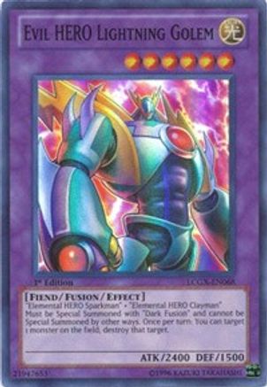 Image of Evil HERO Lightning Golem (LCGX-EN068) - Legendary Collection 2 1st Edition