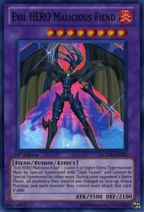 Image of Evil HERO Malicious Fiend (LCGX-EN072) - Legendary Collection 2 Unlimited