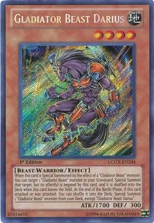 Image of Gladiator Beast Darius (LCGX-EN244) - Legendary Collection 2 1st Edition