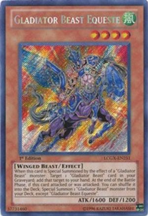 Image of Gladiator Beast Equeste (LCGX-EN251) - Legendary Collection 2 1st Edition
