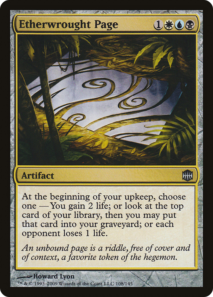 Image of Etherwrought Page (ARB-108) - Alara Reborn