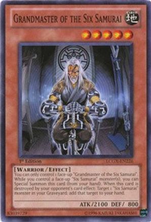 Image of Grandmaster of the Six Samurai (LCGX-EN226) - Legendary Collection 2 1st Edition