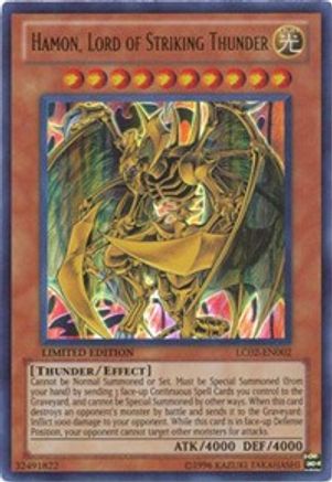 Image of Hamon, Lord of Striking Thunder (LC02-EN002) - Legendary Collection 2 Limited