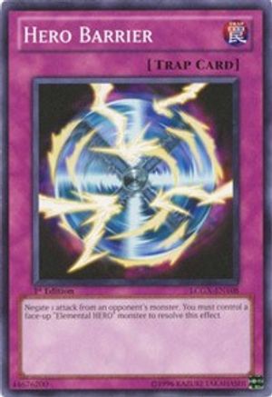 Image of Hero Barrier (LCGX-EN108) - Legendary Collection 2 Unlimited