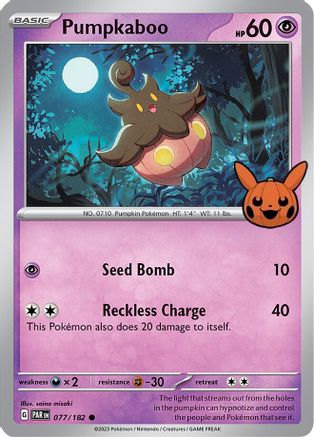 Image of Pumpkaboo 077/182  Trick or Trade BOOster Bundle 2024 - Common