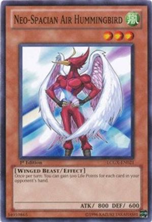 Image of Neo-Spacian Air Hummingbird (LCGX-EN021) - Legendary Collection 2 1st Edition