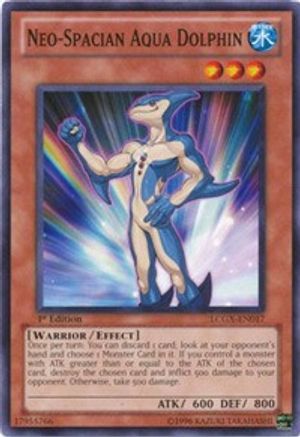Image of Neo-Spacian Aqua Dolphin (LCGX-EN017) - Legendary Collection 2 1st Edition