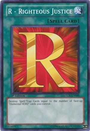 Image of R - Righteous Justice (LCGX-EN090) - Legendary Collection 2 Unlimited