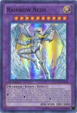 Image of Rainbow Neos (LCGX-EN074) - Legendary Collection 2 1st Edition
