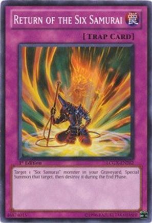 Image of Return of the Six Samurai (LCGX-EN262) - Legendary Collection 2 Unlimited