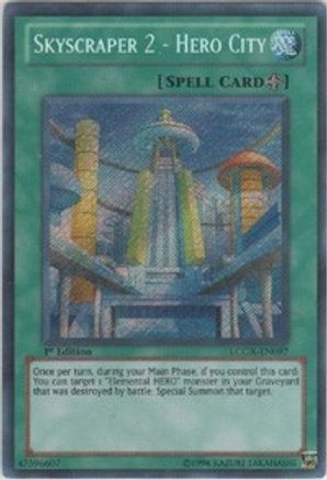 Image of Skyscraper 2 - Hero City (LCGX-EN097) - Legendary Collection 2 1st Edition