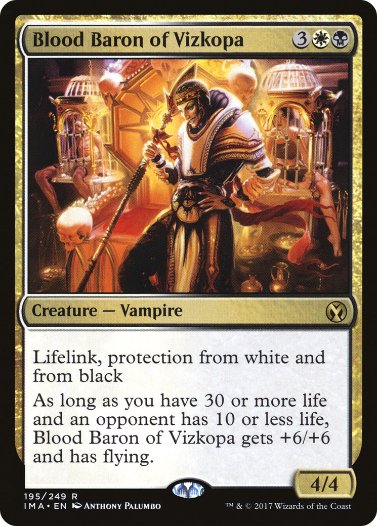 Image of Blood Baron of Vizkopa (IMA-195) - Iconic Masters Foil