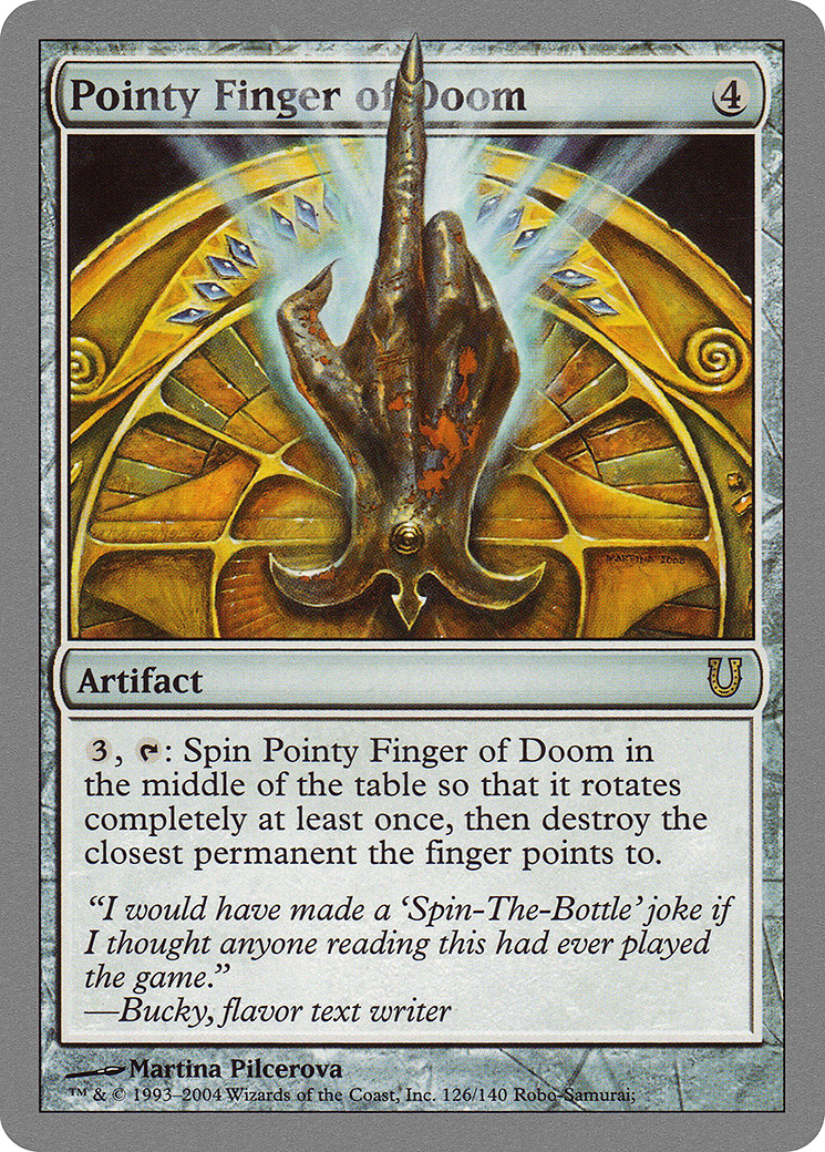 Image of Pointy Finger of Doom (UNH-126) - Unhinged
