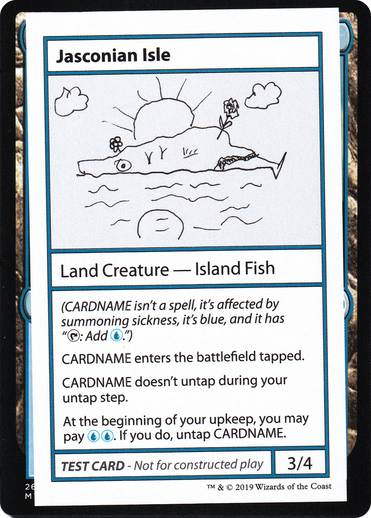 Image of Jasconian Isle (No PW Symbol) (CMB1-) - Mystery Booster Playtest Cards 2021