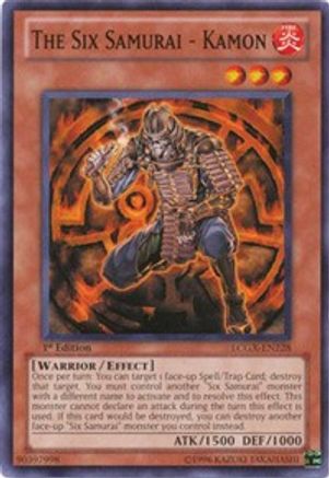 Image of The Six Samurai - Kamon (LCGX-EN228) - Legendary Collection 2 1st Edition