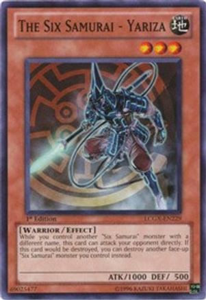 Image of The Six Samurai - Yariza (LCGX-EN229) - Legendary Collection 2 Unlimited