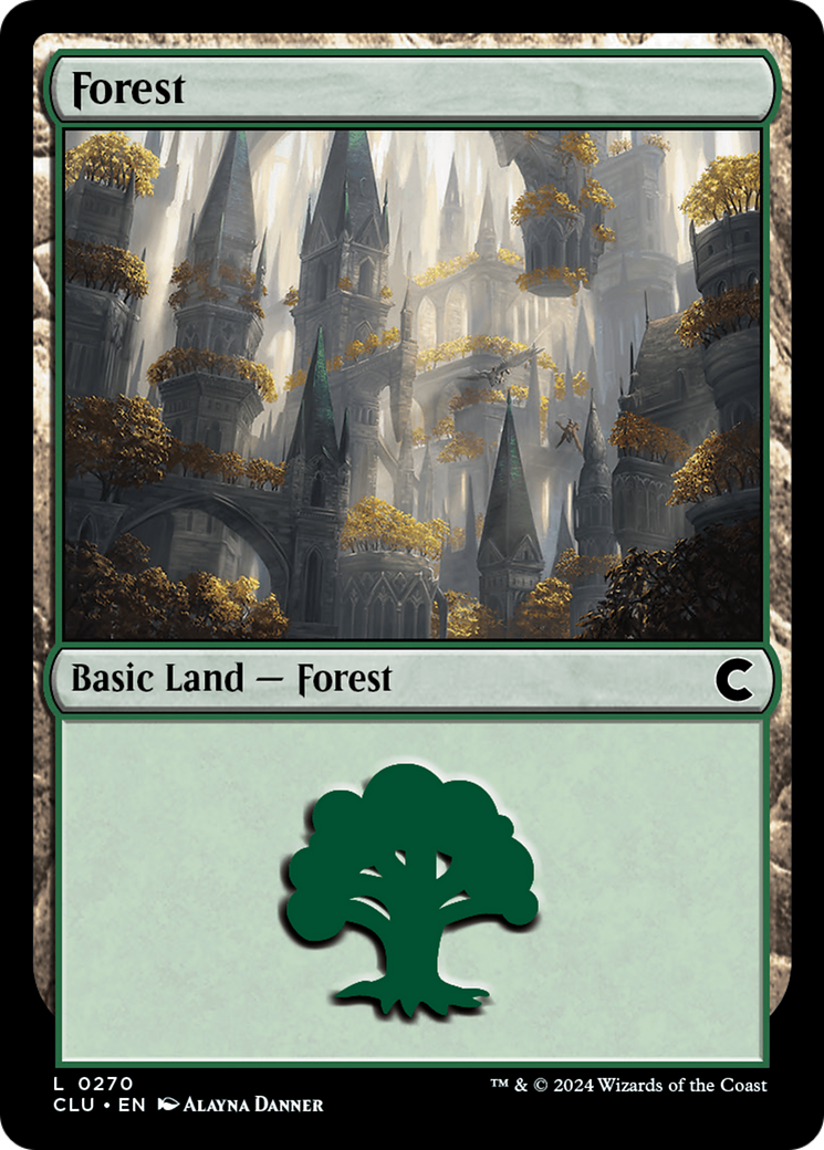 Image of Forest (0270) (CLU-270) - Ravnica: Clue Edition