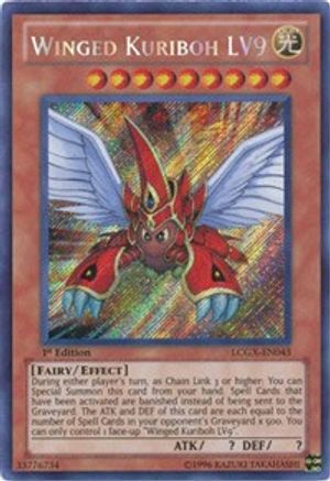 Image of Winged Kuriboh LV9 (LCGX-EN043) - Legendary Collection 2 1st Edition