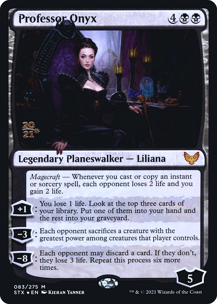 Image of Professor Onyx (PRE-083) - Strixhaven: School of Mages Promos Foil