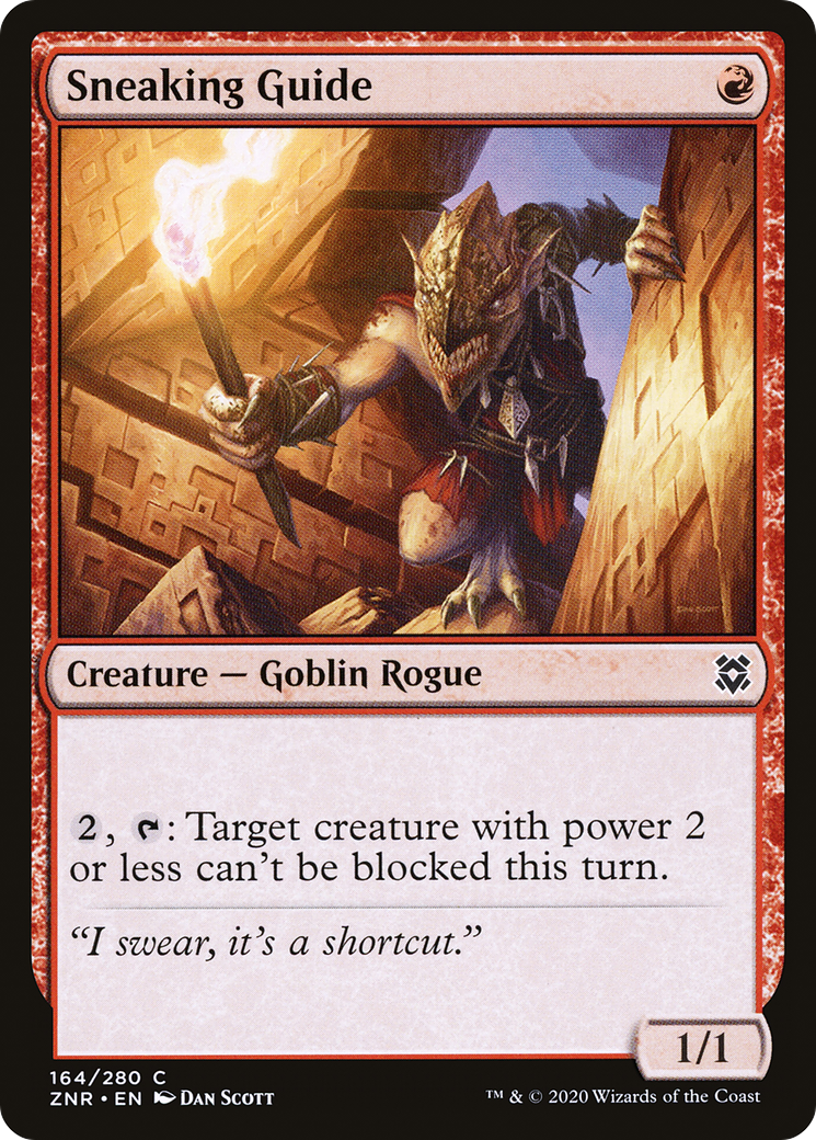 Image of Sneaking Guide (ZNR-164) - Zendikar Rising