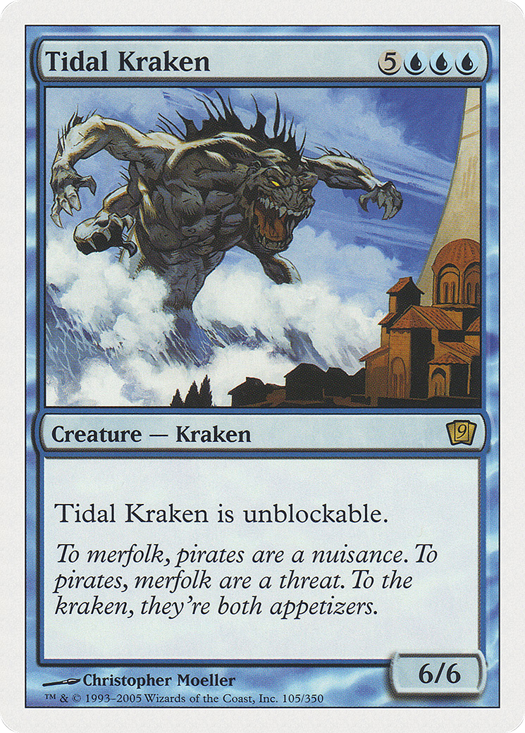 Image of Tidal Kraken (9ED-105) - 9th Edition