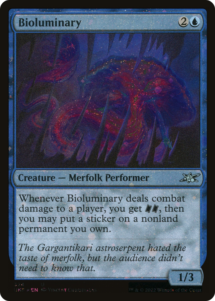 Image of Bioluminary (Galaxy Foil) (UNF-324) - Unfinity Foil